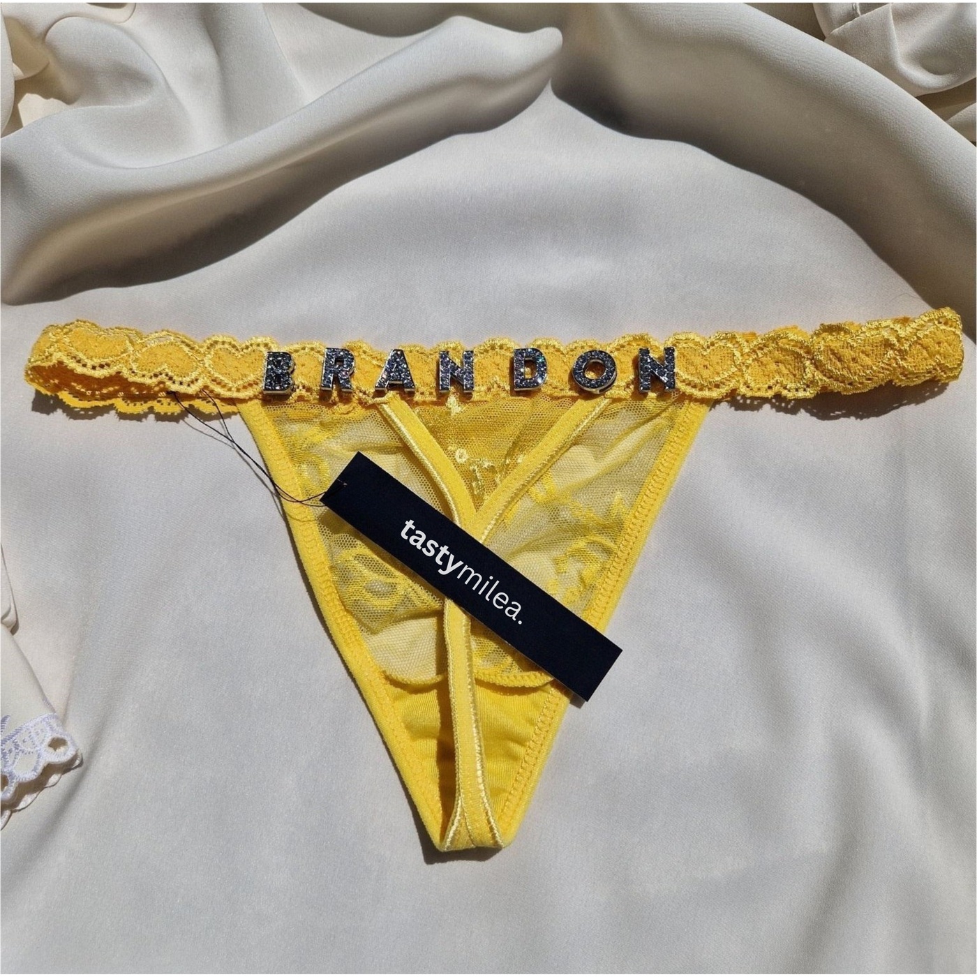 Tasty’s Seductive Name Thong